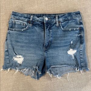 Old Navy OG High-Rise Denim Shorts, size 10